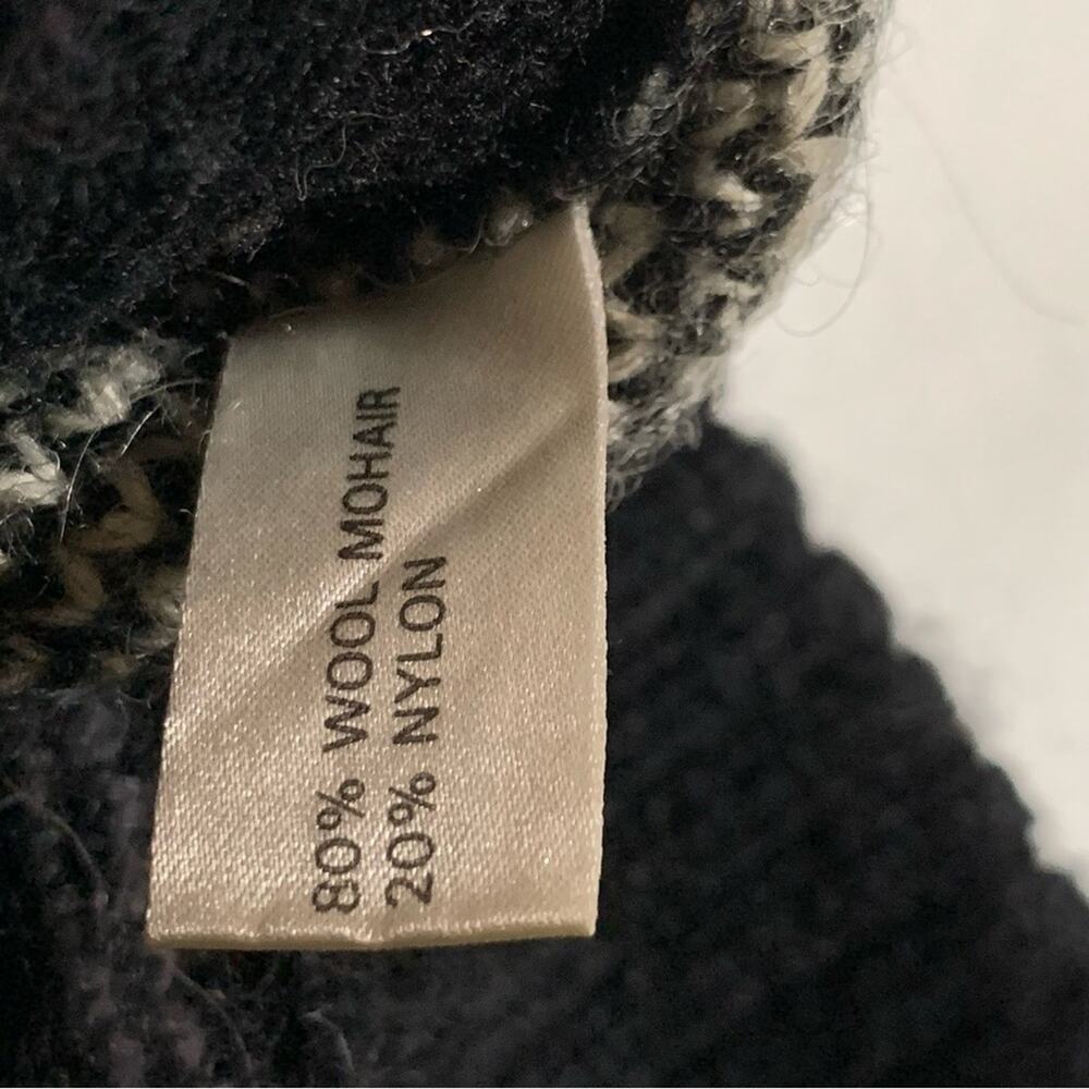 Kim Carbocci Vintage Mohair Wool Geometric Cardigan Sweater Size Small - Picture 6 of 9